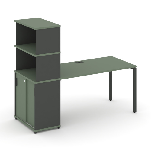 Стол офисный с опорным шкафом-купе Concept CN.SP-242 Стол офисный с опорным шкафом-купе Concept CN.SP-242