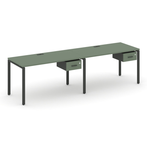 Бенч-система на 2 места с подвесными тумбами Concept CN.ORS-110 фото 2