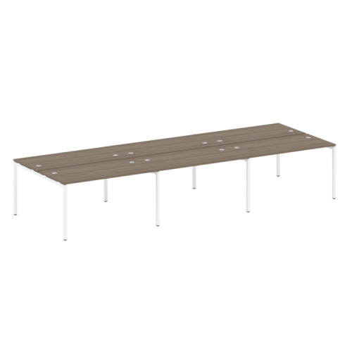 Бенч-система на 6 рабочих мест на П-обр. м/к Metal System Quattro 40БП.СМ-6.3