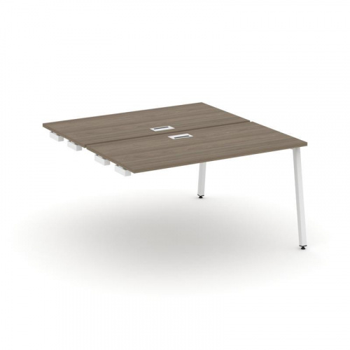 Style Project Стол-приставка к опор. элем. SN-4A.DPRS-004 Дуб Табак/Металл Белый 1580*1232*750 фото 18