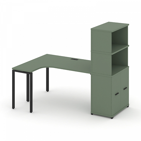 Стол эргономичный с опорным распашным шкафом Concept CN.SA-215(L)