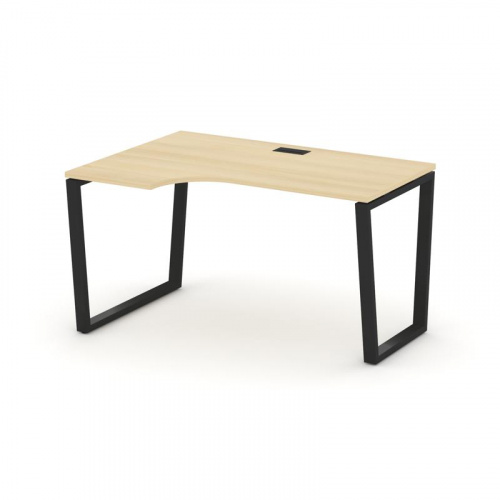 Style Project Стол рабочий эргоном. SN-6T2.SPA-012(L) Акация Лорка/Металл Антрацит/Заглушка Пластик фото 4 Style Project Стол рабочий эргоном. SN-6T2.SPA-012(L) Акация Лорка/Металл Антрацит/Заглушка Пластик фото 4