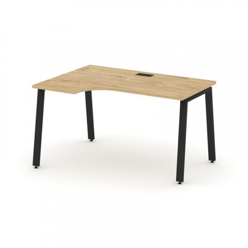 Style Project Стол рабочий эргоном. SN-6A.SPA-002(L) Дуб Наварра/Металл Белый 1580*600/980*750 фото 5 Style Project Стол рабочий эргоном. SN-6A.SPA-002(L) Дуб Наварра/Металл Белый 1580*600/980*750 фото 5