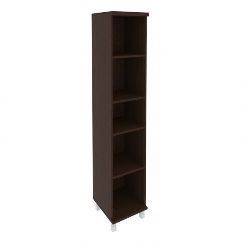 First Стеллаж высокий узкий KSU-1 Венге Цаво 401*432*2060 фото 3 First Стеллаж высокий узкий KSU-1 Венге Цаво 401*432*2060 фото 3