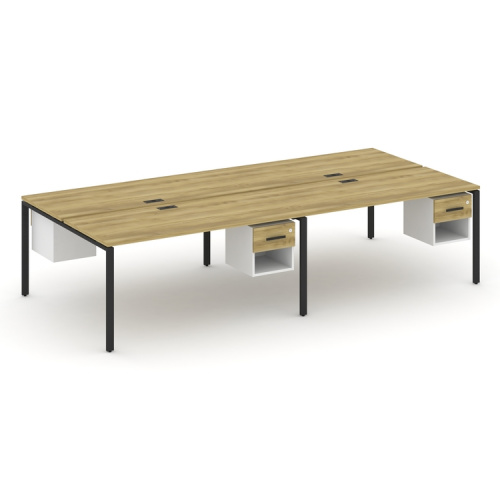 Бенч-система на 4 места с подвесными тумбами Concept CN.DRS-140 фото 6 Бенч-система на 4 места с подвесными тумбами Concept CN.DRS-140 фото 6