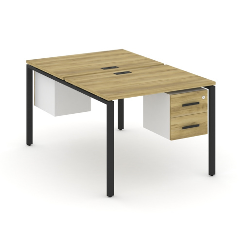 Бенч-система на 2 места с подвесными тумбами Concept CN.DRS-113 фото 6