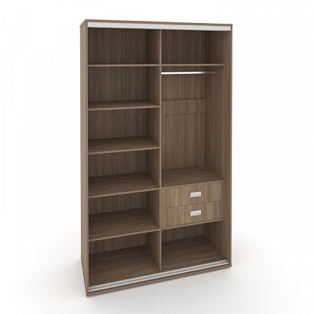 Корпус 2-х секционного шкафа высокого L=1300мм Maris SH.K2-3.1 K3