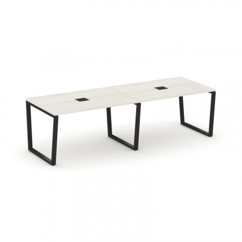 Style Project Стол переговорный SN-6T2.SPRG-011 Акация Лорка/Металл Антрацит/Заглушка Металл Антраци фото 4 Style Project Стол переговорный SN-6T2.SPRG-011 Акация Лорка/Металл Антрацит/Заглушка Металл Антраци фото 4