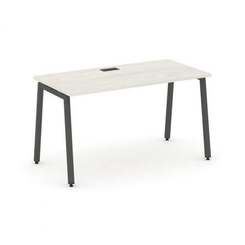 Style Project Стол письменный SN-4A.SP-012 Дуб Наварра/Металл Белый 1180*700*750 фото 26
