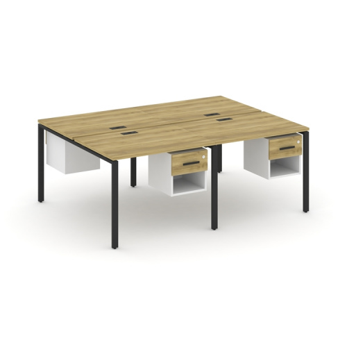 Бенч-система на 4 места с подвесными тумбами Concept CN.DRS-137 фото 6 Бенч-система на 4 места с подвесными тумбами Concept CN.DRS-137 фото 6