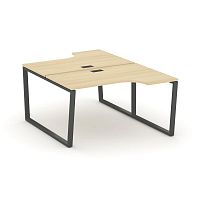 Style Project Рабочая станция эргоном. SN-6T2.DRPA-011 Акация Лорка/Металл Антрацит/Заглушка Пластик