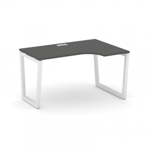 Style Project Стол рабочий эргоном. SN-5T2.SPA-021(R) Акация Лорка/Металл Антрацит/Заглушка Пластик фото 19