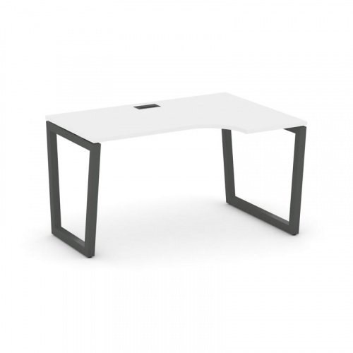 Style Project Стол рабочий эргоном. SN-5T2.SPA-021(R) Акация Лорка/Металл Антрацит/Заглушка Пластик фото 26