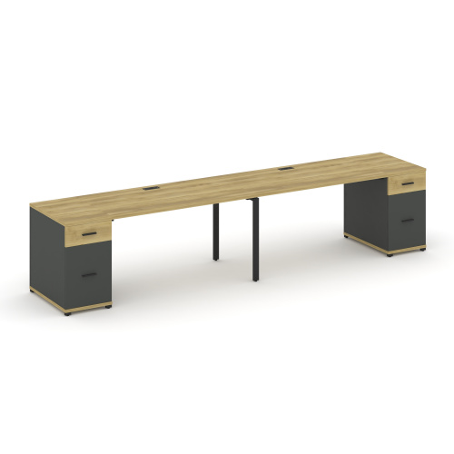 Бенч-система на 2 места с 2 опорными тумбами Concept CN.ORS-413 фото 4