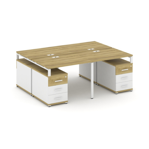 Бенч-система на 4 места с 2 опорными тумбами Concept CN.DRS-325 фото 11