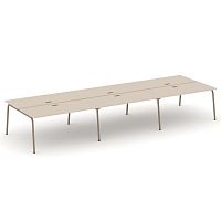 Бенч-система на 6 мест Estetica ES.D.RS-6.4-LK