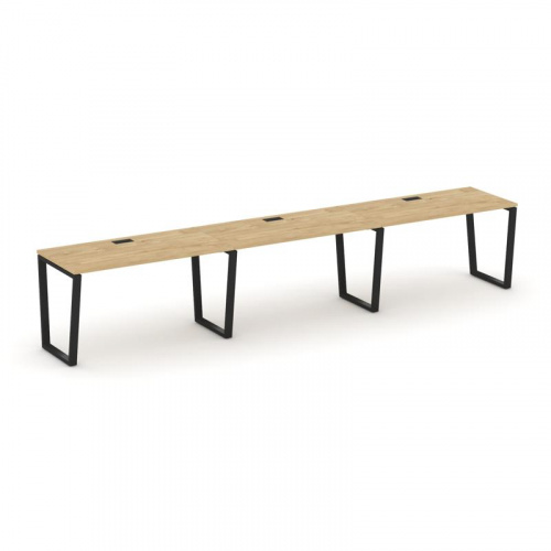 Style Project Рабочая станция 1 сторон. SN-6T2.ORS-031 Акация Лорка/Металл Антрацит/Заглушка Пластик