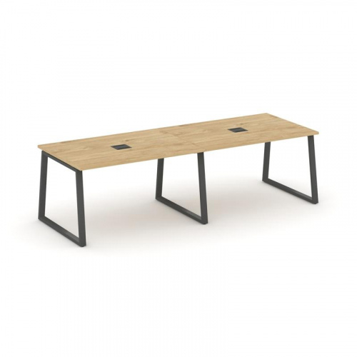 Style Project Стол переговорный SN-6T1.SPRG-012 Акация Лорка/Металл Антрацит/Заглушка Металл Антраци фото 9 Style Project Стол переговорный SN-6T1.SPRG-012 Акация Лорка/Металл Антрацит/Заглушка Металл Антраци фото 9