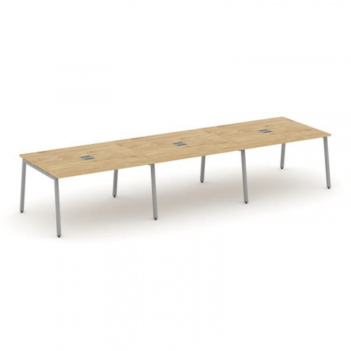 Style Project Стол переговорный SN-4A.SPRG-052 Дуб Табак/Металл Антрацит 3540*1180*750 фото 9