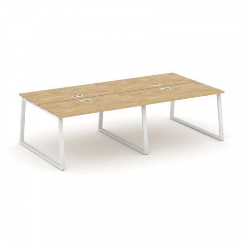 Style Project Рабочая станция 2-х сторон. SN-6T1.DRS-041 Акация Лорка/Металл Антрацит/Заглушка Пласт фото 3