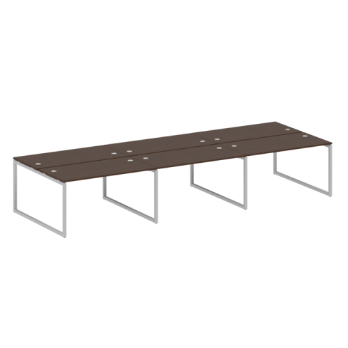 Бенч-система на 6 рабочих мест на О-обр. м/к Metal System Quattro 40БО.СМ-6.3 фото 5