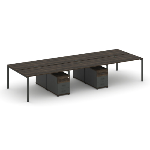 Бенч-система на 6 мест с 2 опорными тумбами Concept CN.DRS-343 фото 3 Бенч-система на 6 мест с 2 опорными тумбами Concept CN.DRS-343 фото 3