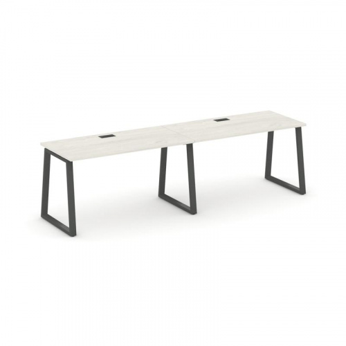 Style Project Рабочая станция 1 сторон. SN-6T1.ORS-021 Акация Лорка/Металл Антрацит/Заглушка Пластик фото 24