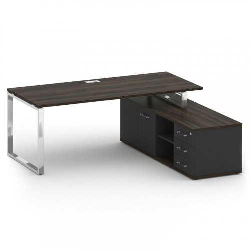 Стол руководителя с опорной греденцией Shift SK.SRG-200 (R) фото 3