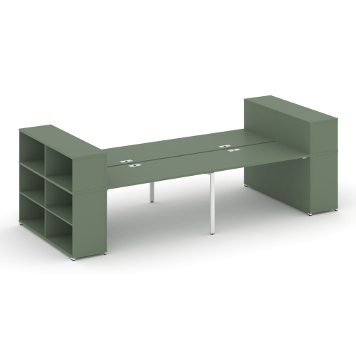 Бенч-система с опорными стеллажами Concept CN.DRS-254 Бенч-система с опорными стеллажами Concept CN.DRS-254