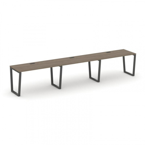 Style Project Рабочая станция 1 сторон. SN-6T2.ORS-031 Акация Лорка/Металл Антрацит/Заглушка Пластик фото 25