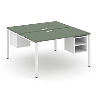 Бенч-система на 2 места с подвесными тумбами Concept CN.DRS-106