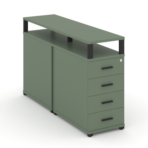 Тумба двухсторонняя опорная/приставная Concept CN.DTGO-003 Тумба двухсторонняя опорная/приставная Concept CN.DTGO-003