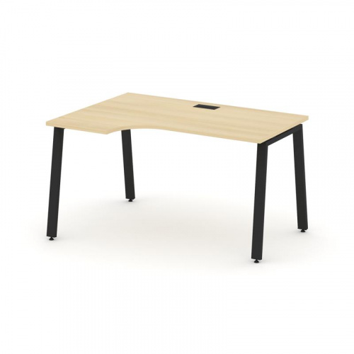 Style Project Стол рабочий эргоном. SN-6A.SPA-002(L) Дуб Наварра/Металл Белый 1580*600/980*750 фото 7 Style Project Стол рабочий эргоном. SN-6A.SPA-002(L) Дуб Наварра/Металл Белый 1580*600/980*750 фото 7