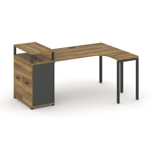 Стол эргономичный с опорным распашным шкафом Concept CN.SA-212(R)