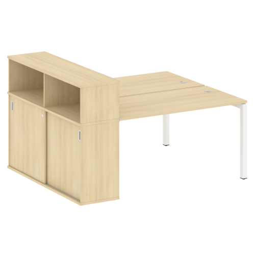 Бенч-система с шкафом-купе на П-обр. м/к Metal System Quattro 50БП.РС-СШК-2.3 фото 15 Бенч-система с шкафом-купе на П-обр. м/к Metal System Quattro 50БП.РС-СШК-2.3 фото 15