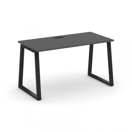 Style Project Стол письменный SN-6T1.SP-021 Акация Лорка/Металл Антрацит/Заглушка Пластик Черный 980 фото 4