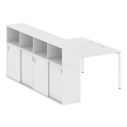 Бенч-система с шкафом-купе на П-обр. м/к Metal System Quattro 40БП.РС-СШК-4.2 фото 12 Бенч-система с шкафом-купе на П-обр. м/к Metal System Quattro 40БП.РС-СШК-4.2 фото 12