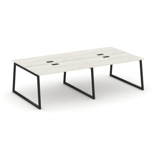 Style Project Рабочая станция 2-х сторон. SN-4T1.DRS-034 Акация Лорка/Металл Антрацит/Заглушка Пласт фото 4