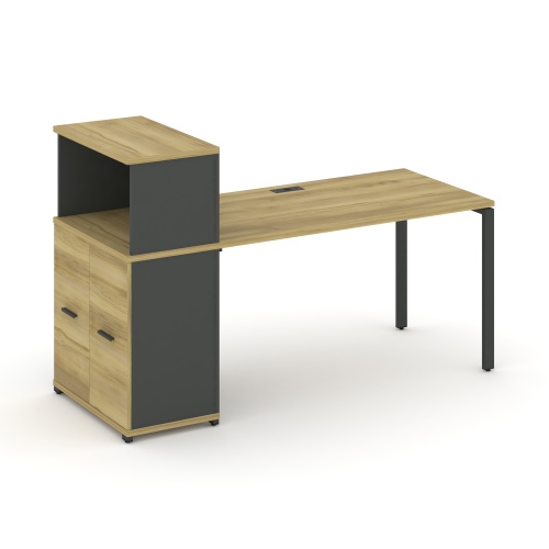 Стол офисный с опорным распашным шкафом Concept CN.SP-228 фото 4 Стол офисный с опорным распашным шкафом Concept CN.SP-228 фото 4