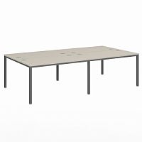 Бенч-система на 4 рабочих места, на металлокаркасе Lite VL-51