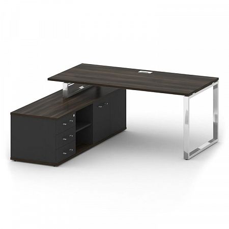 Стол руководителя с опорной греденцией Shift SK.SRG-180 (L)