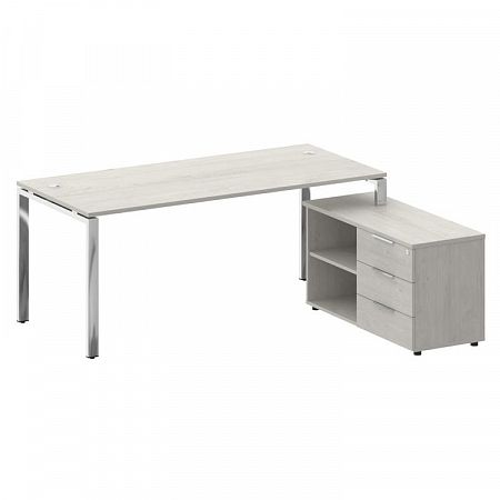 Стол руководителя с тумбой Metal System Direct БГ.СРТ-5.8 (R)