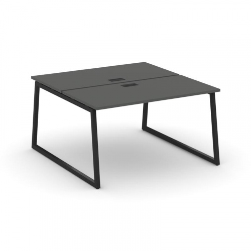 Style Project Рабочая станция 2-х сторон. SN-4T1.DRS-004 Акация Лорка/Металл Антрацит/Заглушка Пласт фото 6