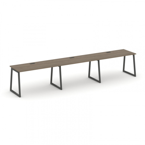 Style Project Рабочая станция 1 сторон. SN-4T1.ORS-043 Акация Лорка/Металл Антрацит/Заглушка Пластик фото 12