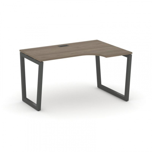 Style Project Стол рабочий эргоном. SN-5T2.SPA-021(R) Акация Лорка/Металл Антрацит/Заглушка Пластик фото 25