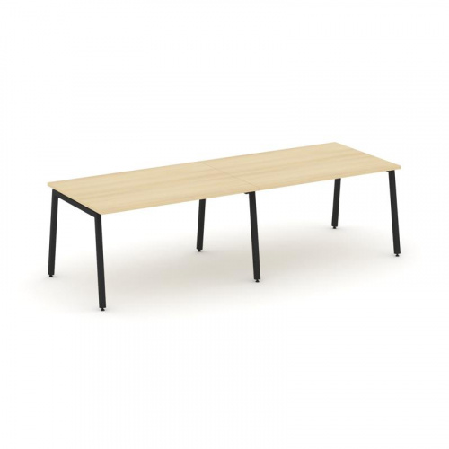 Style Project Стол переговорный SN-4A.SPRG-013.3 Тиквуд Светлый/Металл Белый 2760*980*750 фото 4