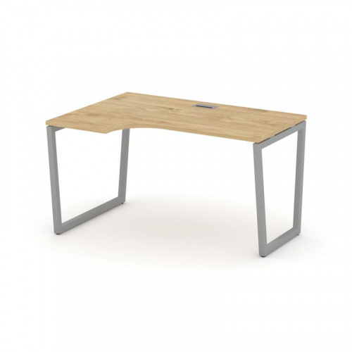 Style Project Стол рабочий эргоном. SN-4T2.SPA-002(L) Акация Лорка/Металл Антрацит/Заглушка Пластик фото 2