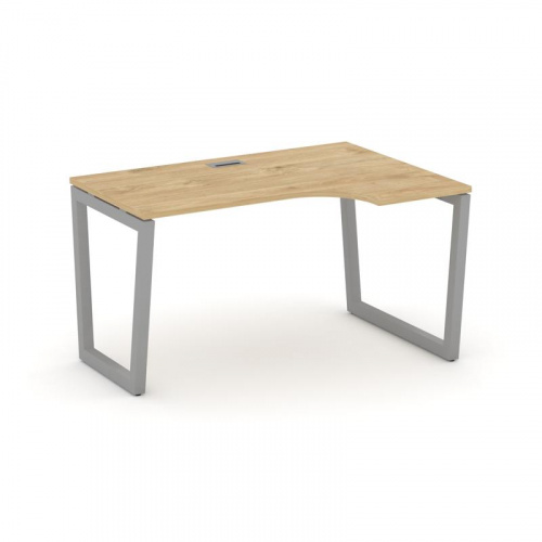 Style Project Стол рабочий эргоном. SN-5T2.SPA-021(R) Акация Лорка/Металл Антрацит/Заглушка Пластик фото 2