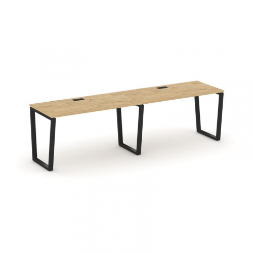 Style Project Рабочая станция 1 сторон. SN-6T2.ORS-013 Акация Лорка/Металл Антрацит/Заглушка Пластик