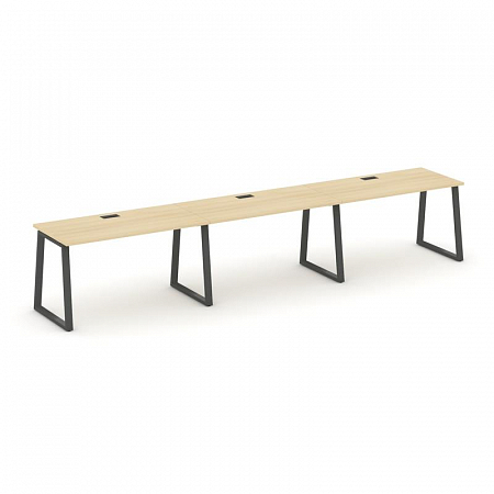 Style Project Рабочая станция 1 сторон. SN-6T1.ORS-032 Акация Лорка/Металл Антрацит/Заглушка Пластик